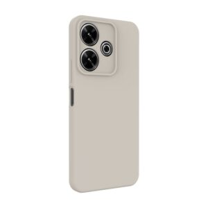 Aizmugurējais vāciņš Connect Xiaomi Redmi Note 13 Pro Plus Premium Quality Soft Touch Silicone Case Silver