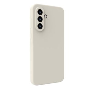 Aizmugurējais vāciņš Connect Samsung Galaxy A55 5G Premium Quality Soft Touch Silicone Case Silver