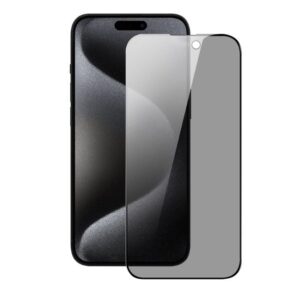 Aizsargstikls iLike Xiaomi Redmi Note 13 5G Privacy 2.5D Silk Full Cover Japan Glue Anti-Static Super strong Black