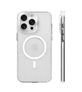 Tagakaaned Evelatus Apple iPhone 16 Pro Suitcase MagSafe Case Transparent White