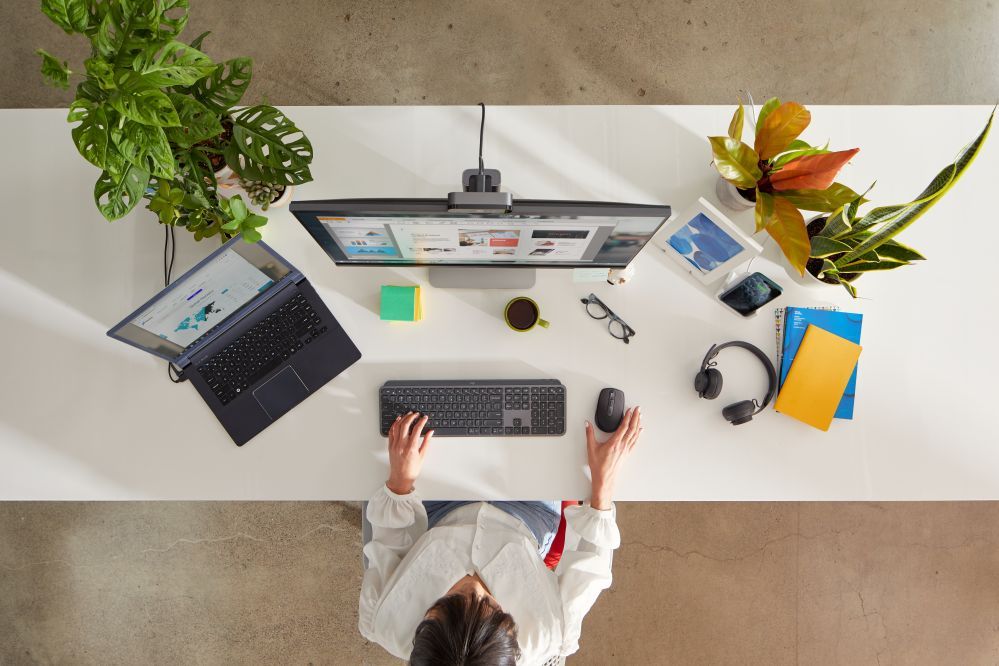 Aksesuarai kompiuterinei technikai Logitech LOGI MX Keys For Bussines Graphite (US)