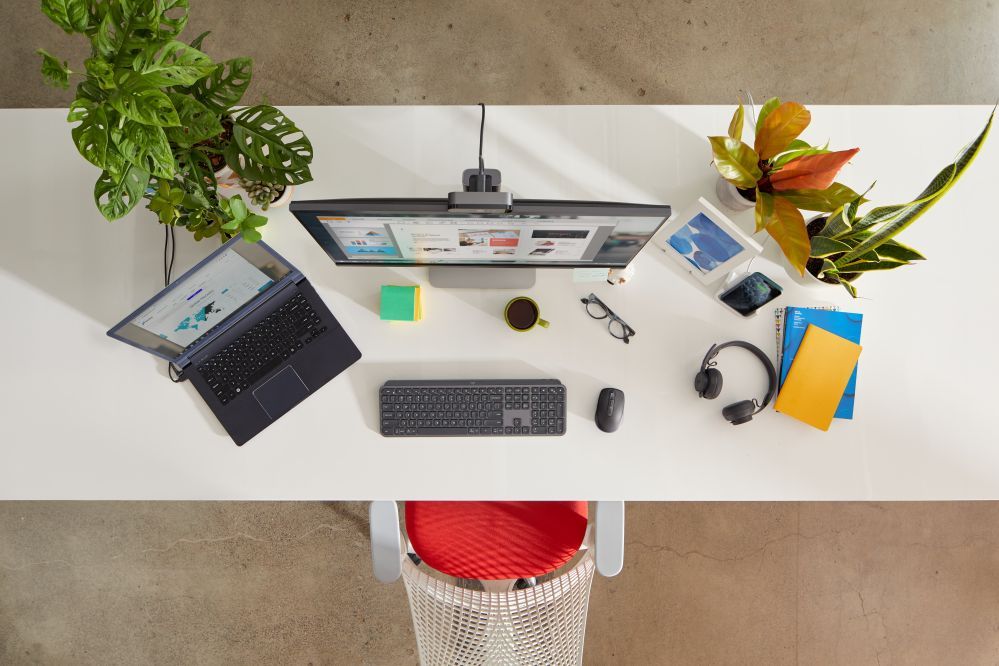 Aksesuarai kompiuterinei technikai Logitech LOGI MX Keys For Bussines Graphite (US)