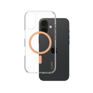 Kitas telefono priedas Panzer Glass  CARE by PanzerGlass Flagship Case iPhone 16 6.1" peach/peachy MagSafe 1373 