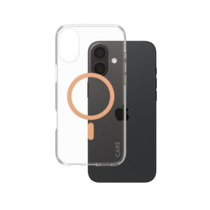 Kitas telefono priedas Panzer Glass  CARE by PanzerGlass Flagship Case iPhone 16 Plus 6.7" peach/peachy MagSafe 1375 