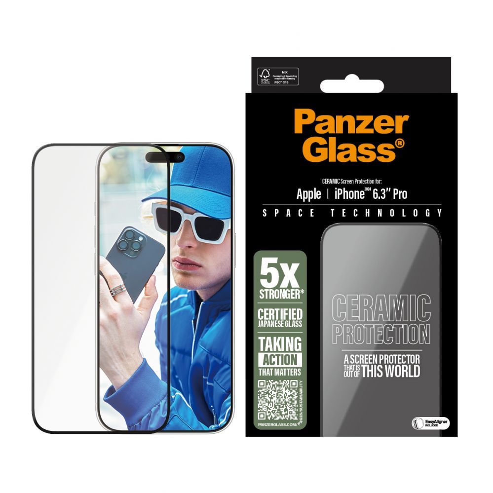 Muu telefoni lisavarustus Panzer Glass PanzerGlass Ceramic Screen Protector iPhone 16 Pro 6.3" Ultra-Wide Fit 2854