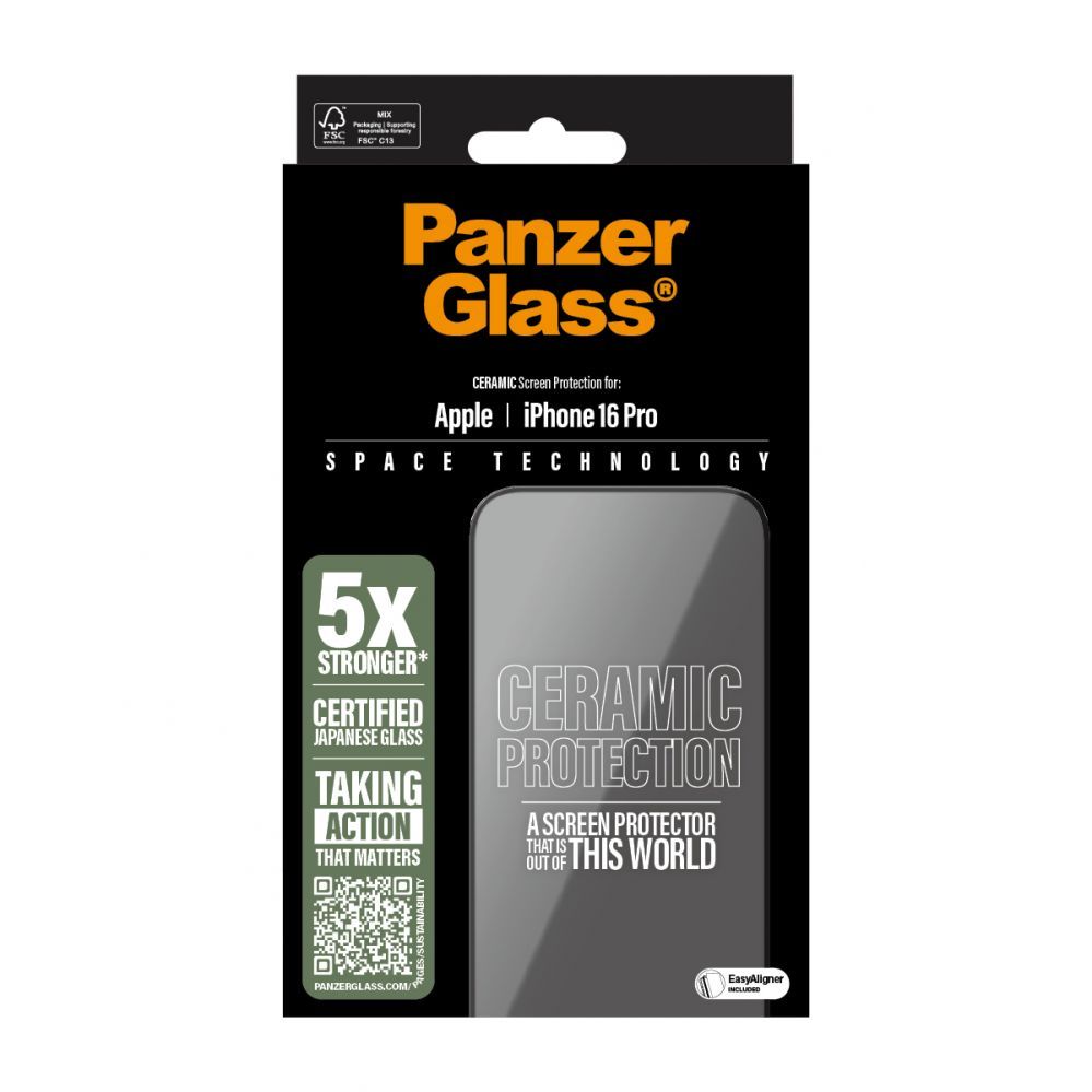 Muu telefoni lisavarustus Panzer Glass PanzerGlass Ceramic Screen Protector iPhone 16 Pro 6.3" Ultra-Wide Fit 2854
