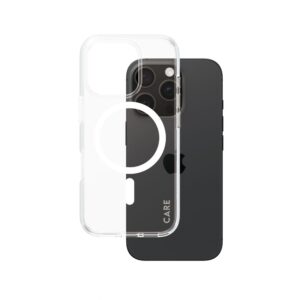 Kitas telefono priedas Panzer Glass  CARE by PanzerGlass Flagship Case iPhone 16 Pro 6.3"" black/black MagSafe 1346 