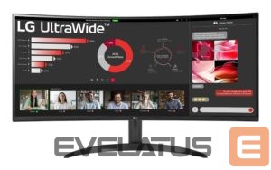 Monitoriai LG  MONITOR LCD 34" VA/34WR50QK-B 