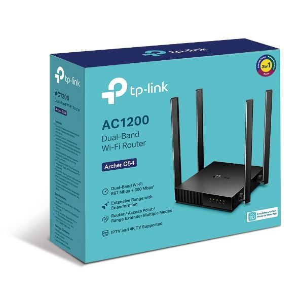 Võrguseadmed TP-Link TP-LINK Archer C54 AC1200 WiFi Router
