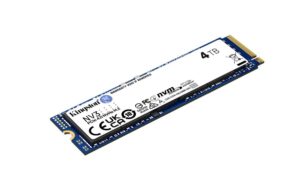 Cietais disks SSD Kingston  SSD | NV3 | 4000 GB | SSD form factor M.2 2280 | Solid-state drive interface PCIe 4.0 x4 NVMe | Read speed 6000 MB/s | Write speed 5000 MB/s 