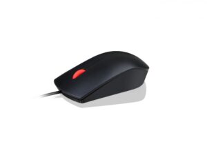 Computer mouse Lenovo  Essential USB Wired Mouse, 1600 DPI, 1.8 m, 3 Buttons, Black 