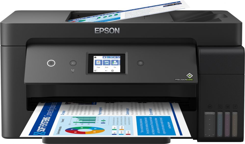 Printers EPSON EcoTank L14150 Colour, Inkjet, Multifunction Printer, A3+, Wi-Fi, Black