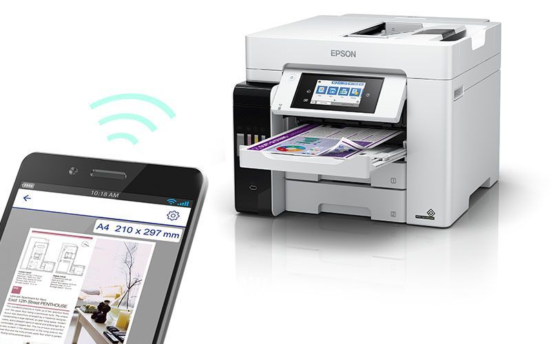 Printers EPSON Multifunctional Printer EcoTank L6580 Colour, Inkjet, A4, Wi-Fi, Light Grey