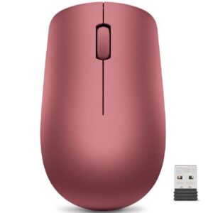 Computer mouse Lenovo  530 Wireless mouse, 2.4 GHz Wireless via Nano USB, Cherry Red 