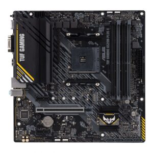 Intel procesoriaus pagrindinė plokštė Asus  TUF GAMING A520M-PLUS II Processor family AMD, Processor socket AM4, DDR4 DIMM, Memory slots 4, Supported hard disk drive interfaces 	SATA, M.2, Number of SATA connectors 4, Chipset  AMD A520, Micro ATX 