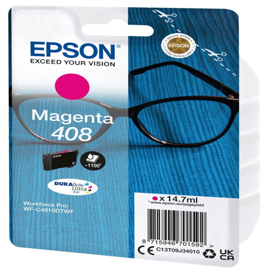 Printer accessories EPSON DURABrite Ultra 408L Ink cartrige, Magenta