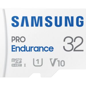 Mälukaardid Samsung  Samsung PRO Endurance MB-MJ32KA/EU 32 GB, MicroSD Memory Card, Flash memory class U1, V10, Class 10, SD adapter