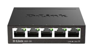 Serveru  - Citi piederumi D-link  Ethernet Switch DGS-105/E	 Unmanaged, Desktop, 1 Gbps (RJ-45) ports quantity 5 