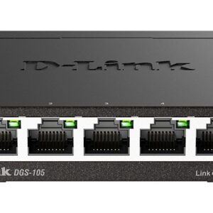 Server – muud tarvikud D-link  Ethernet Switch DGS-105/E	 Unmanaged, Desktop, 1 Gbps (RJ-45) ports quantity 5 