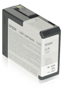 Eksploatacinės medžiagos spausdintuvams EPSON  ink cartridge light light black for Stylus PRO 3800, 80ml 