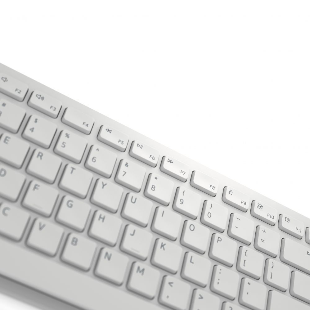 Computer keyboard Dell Keyboard and Mouse KM5221W Pro Wireless, US, 2.4 GHz, White
