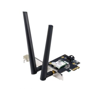 Maršrutizatoriai Asus  Wi-Fi Adapter, Tri-Band, Wi-Fi 6E Adapter PCE-AXE5400 802.11ax 