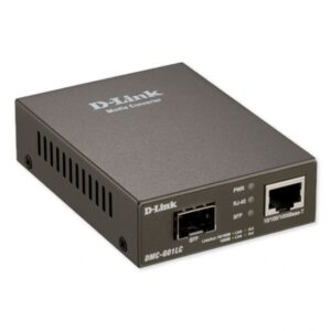 Commutator D-link  1000BaseT to SFP Standalone Media Converter DMC-G01LC Gigabit SFP port, 10/100/1000 Mbps port 