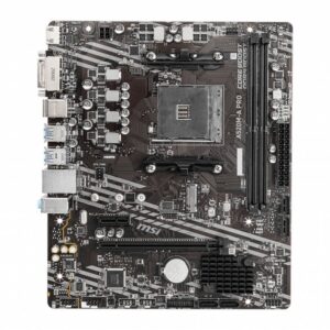 Motherboard for Intel processors MSI  A520M-A PRO Processor family AMD, Processor socket AM4, DDR4, Memory slots 2, Chipset AMD A, Micro ATX 