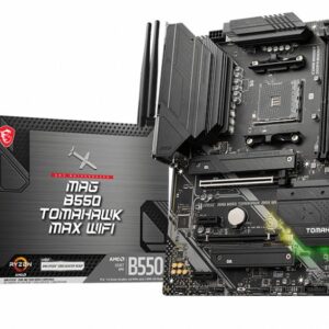 Motherboard for Intel processors MSI  MAG B550 TOMAHAWK MAX WIFI Processor family AMD, Processor socket AM4, DDR4 DIMM, Memory slots 4, Supported hard disk drive interfaces 	SATA, M.2, Number of SATA connectors 6, Chipset AMD B550, ATX 