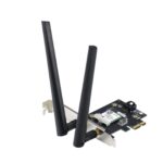 Routers Asus  AX1800 Dual-Band Bluetooth 5.2 PCIe Wi-Fi Adapter PCE-AX1800 802.11ax, 574+1201 Mbit/s, MU-MiMO Yes, No mobile broadband, Antenna type External 