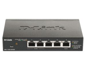 Server - Other Accessories D-link  5-Port Gigabit PoE Smart Managed Switch and PoE Extender DGS-1100-05PDV2 Web managed, Desktop 