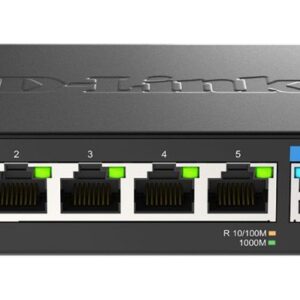 Server - Other Accessories D-link  7-Port Multi-Gigabit Unmanaged Switch DMS-107/E Unmanaged, Desktop 
