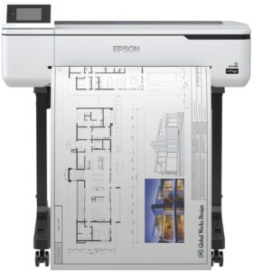 Printer EPSON  Large format printer - technical SC-T3100 Colour, Inkjet Ultrachrome® XD2, PrecisionCore  Print Head, A1, Wi-Fi, White 