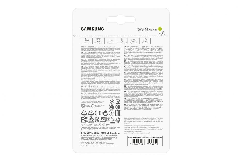 Storage devices Samsung SAMSUNG PRO Plus microSD 512GB 2023 CR