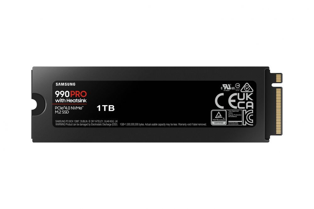 Hard drive SSD Samsung 990 PRO with Heatsink NVMe M.2 SSD 1TB