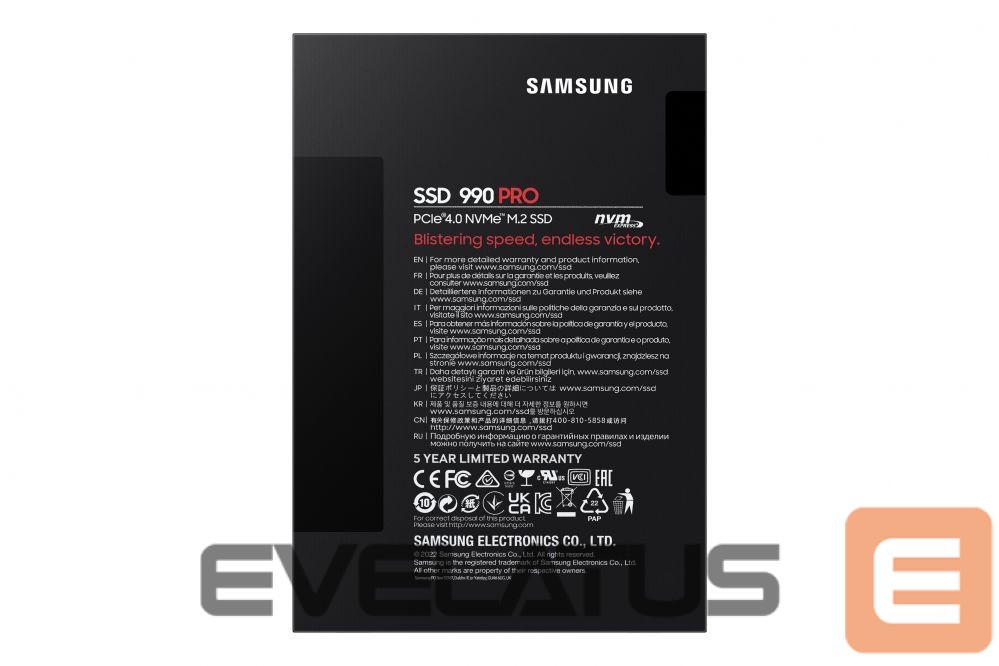 Жесткий диск SSD Samsung 990 PRO NVMe SSD 4TB