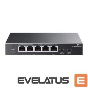 Nevadāms centrmezgls TP-Link  NET SWITCH 5PORT 1000M/TL-SG1005P-PD 