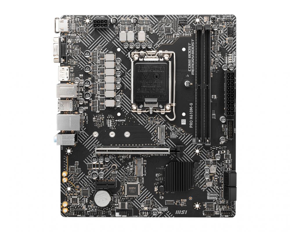 Motherboard for Intel processors MSI PRO H610M-G