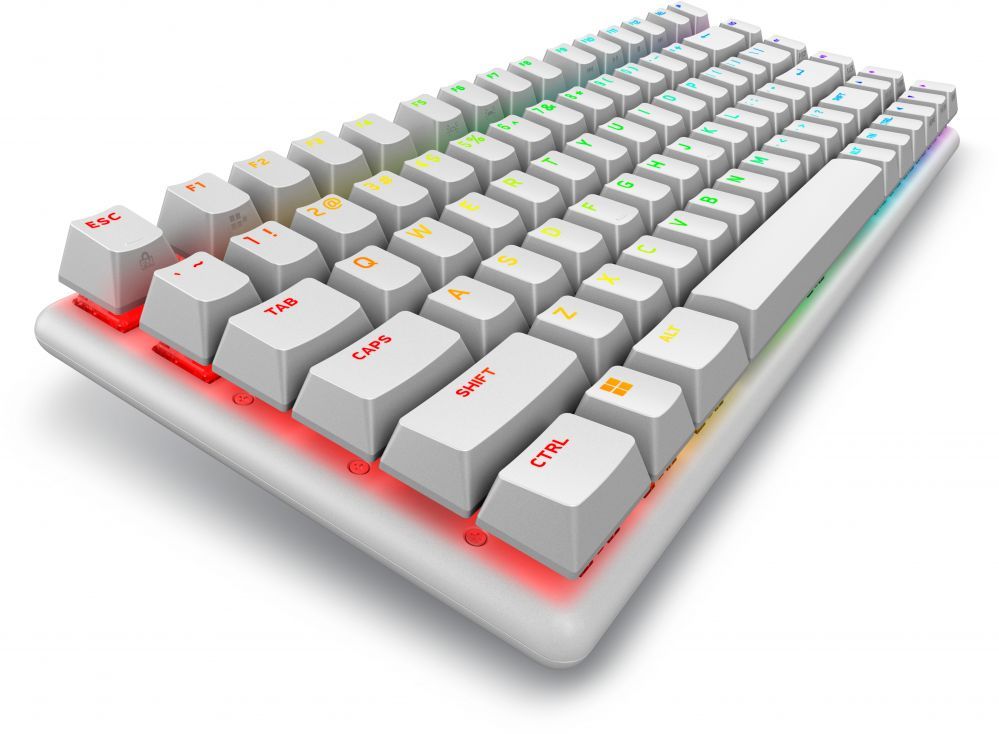 Arvuti klaviatuur Dell 545-BBFR Alienware Pro Gaming Keyboard Wireless US Alienware Linear Mechanical Lunar Light Bluetooth