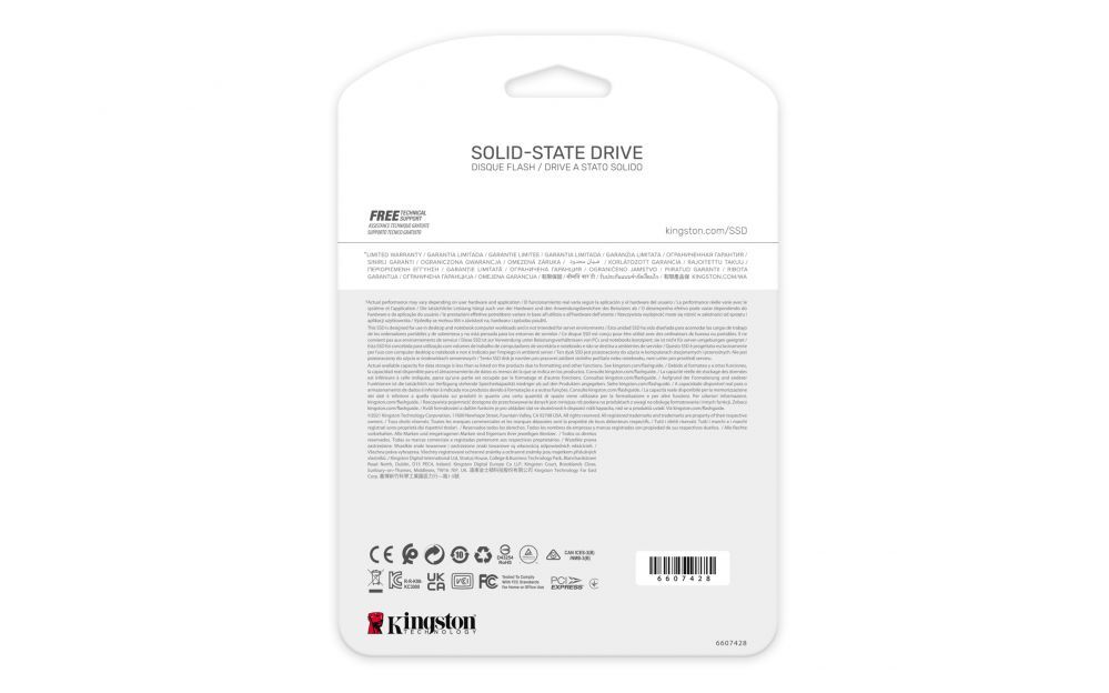 Kõvaketas SSD Kingston KC3000 2048GB PCIe 4.0 SSD