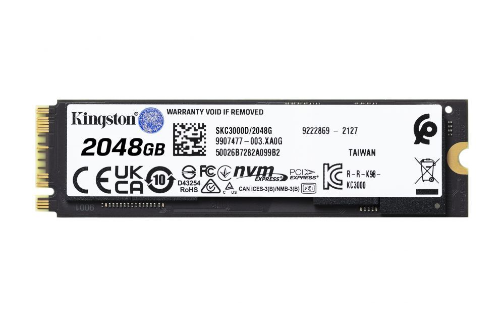 Kõvaketas SSD Kingston KC3000 2048GB PCIe 4.0 SSD