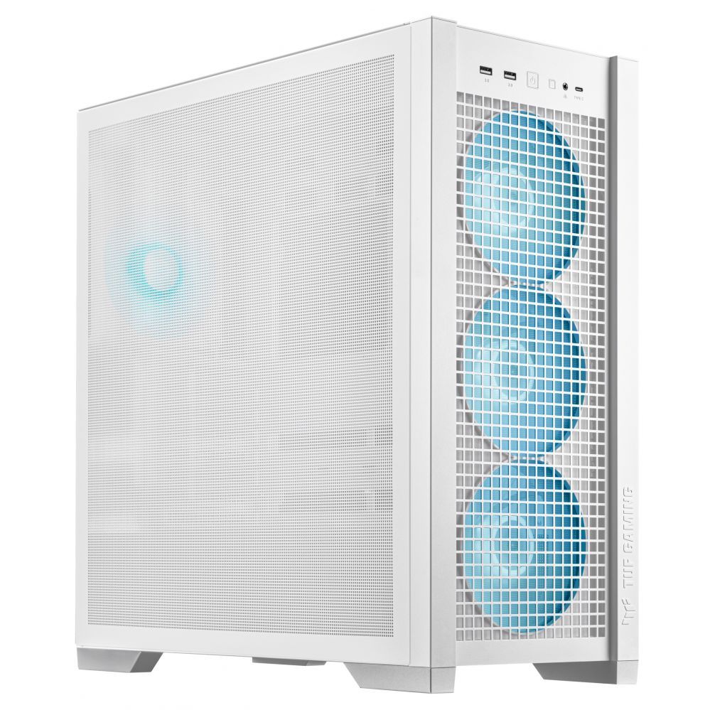 Computer case Asus Case||TUF Gaming GT302 ARGB|MidiTower|Case product features Transparent panel|ATX|EATX|MicroATX|MiniITX|Colour White|TUFGAMINGGT302ARGB