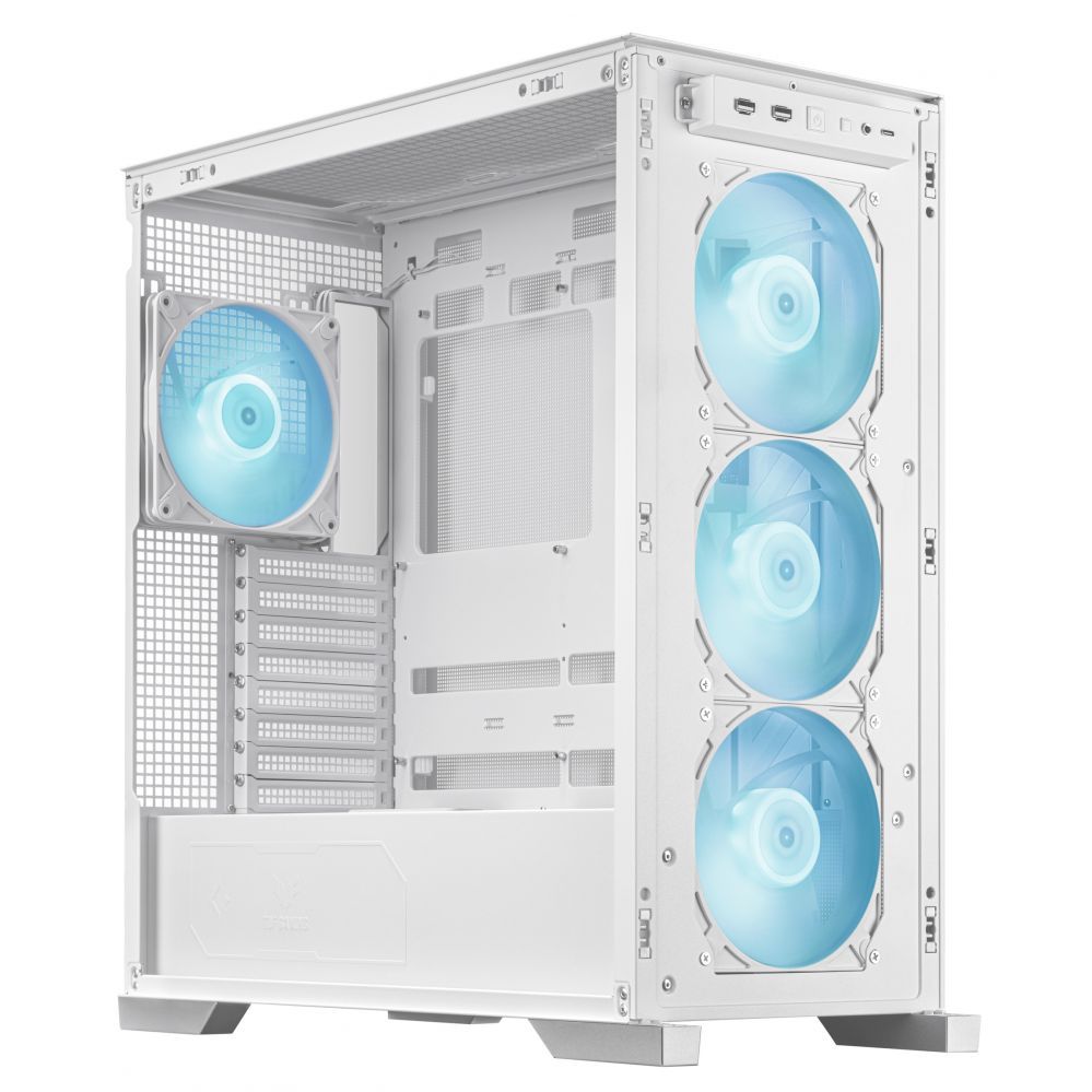 Computer case Asus Case||TUF Gaming GT302 ARGB|MidiTower|Case product features Transparent panel|ATX|EATX|MicroATX|MiniITX|Colour White|TUFGAMINGGT302ARGB