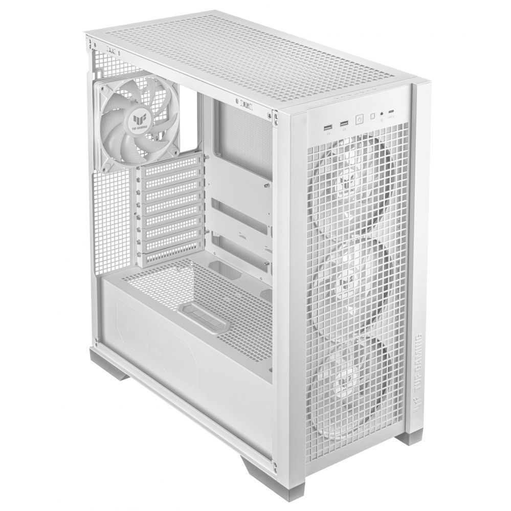 Computer case Asus Case||TUF Gaming GT302 ARGB|MidiTower|Case product features Transparent panel|ATX|EATX|MicroATX|MiniITX|Colour White|TUFGAMINGGT302ARGB