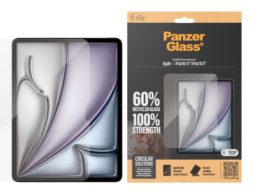 Kaitseklaasid PanzerGlass Screen Protector iPad Air 10.9" 2024 | iPad 10.9" | Ultra-Wide Fit