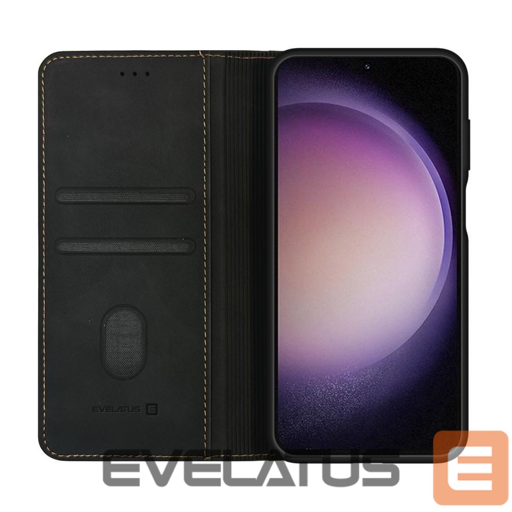 Kaaned - kaaned Evelatus Samsung Galaxy S24 Book Case Black