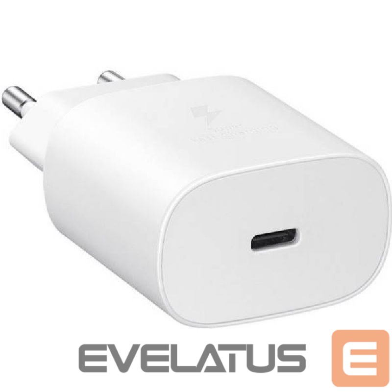 Adaptrid Samsung Travel Quick charger Type-C to Type-C 25W, 1M, TA800N White