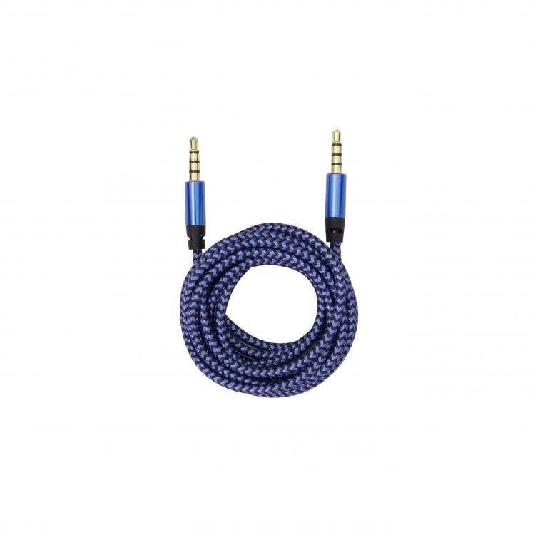 Helikaabel Sbox 3535-1.5BL AUX Cable 3.5mm To 3.5mm Blueberry Blue