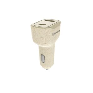 Auto tarvikud Tellur  Green car charger, 36W, 6A (PD18W + QC3.0) cream 