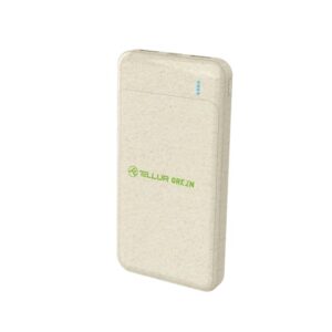 Väline aku Tellur  PD103 Green Power Bank 10000mAh, 2xQC3.0 + PD 18W cream 